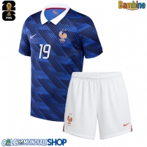 Maglie da calcio Francia Theo Hernandez #19 Prima Maglia Bambino Mondiali 2026  Manica Corta (+ Pantaloni corti)